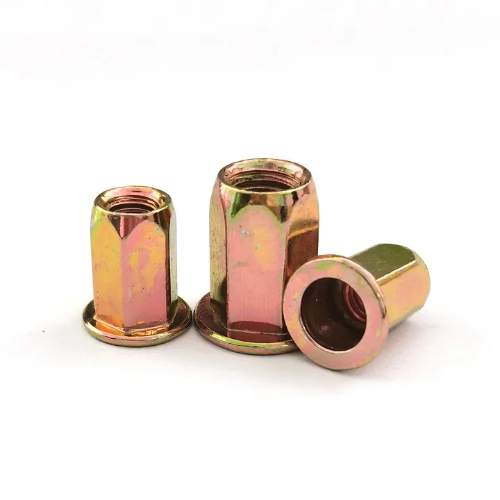 All Hexagon Rivet Nuts With Flat Head Rivetnuts Blind Fasteners