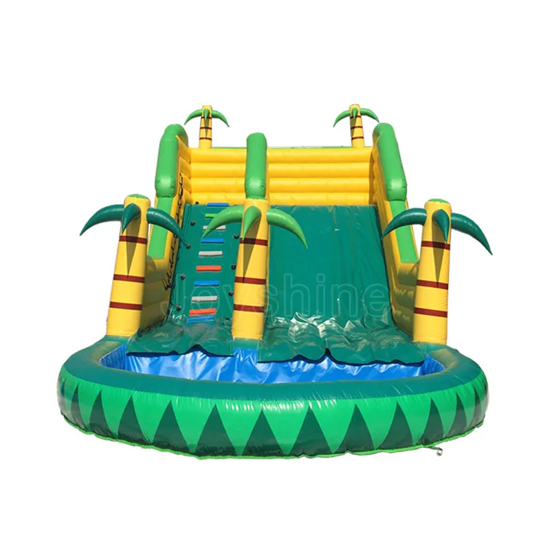 Plam Tree 10x6x6m Fun Pvc Home Wet Yard Inflatable Water Slide Buy