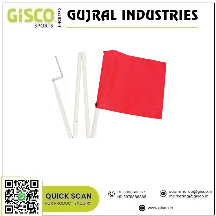 High on Demand Bright Color Flags 50X30cm in 25mm PVC Pipe Corner Post Collapsible Available In Bulk Quantity