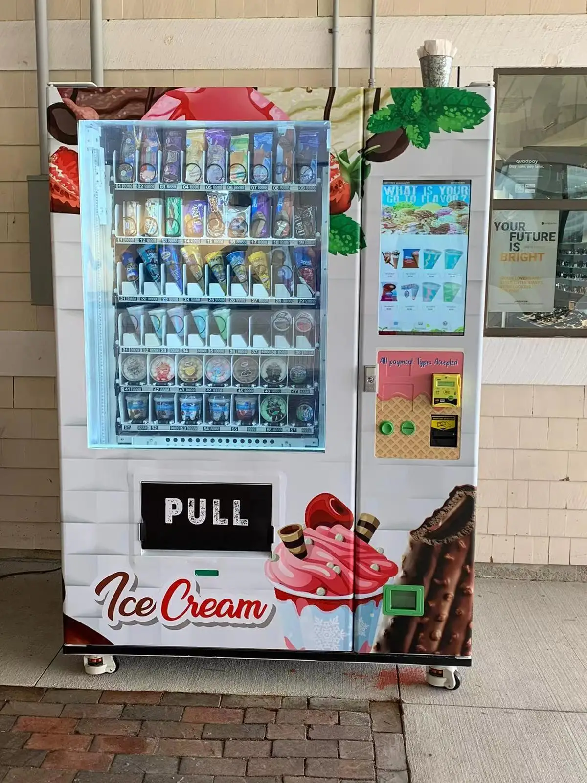 Popsicle discount vending machine