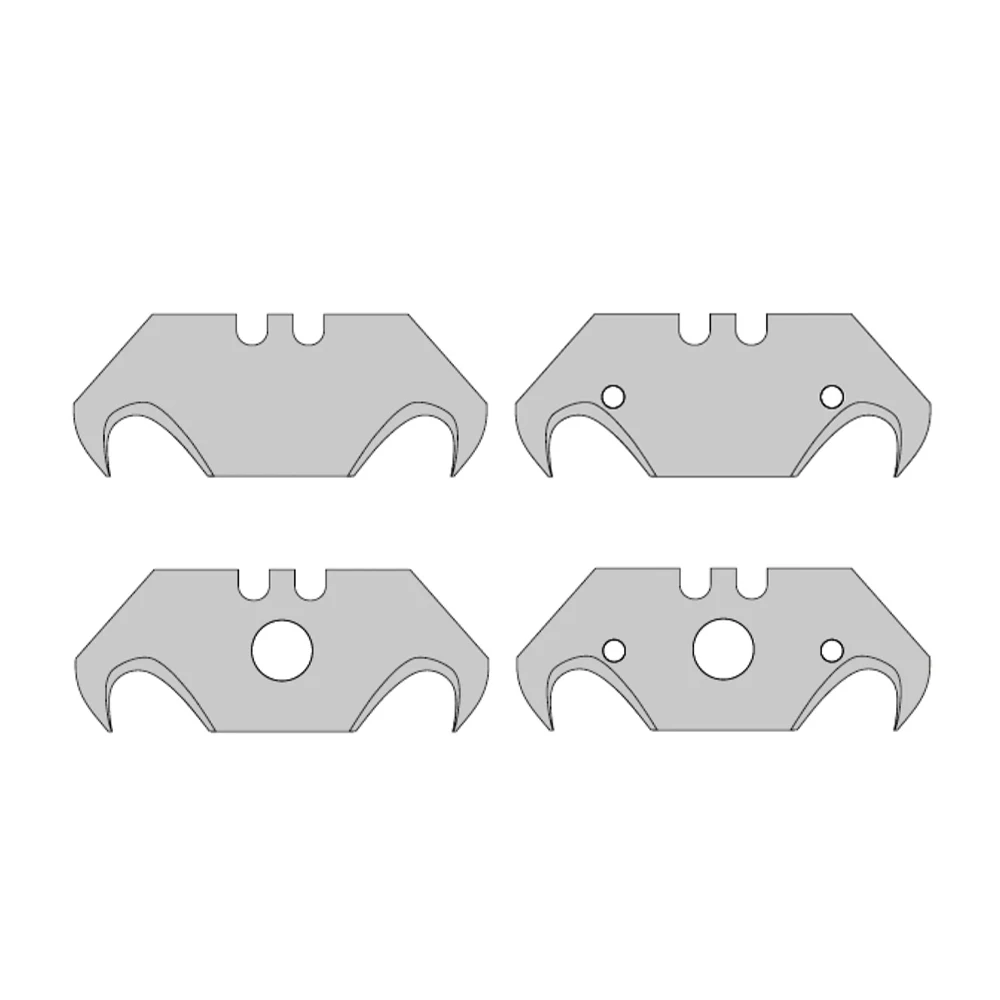 Professional Custom OEM Design SK2 SK5 Steel Various Utility Knife Cutter Blades Safety Knife Hook Blades Special Blades