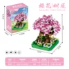Pink cherry blossom treehouse blocks-color box packaging