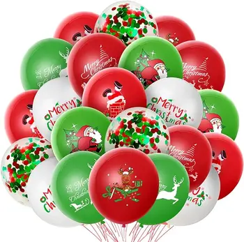 Merry Christmas Party Supplies Ballons Set Merry Christmas Banner With Tree Party Decorations For Kid Adult