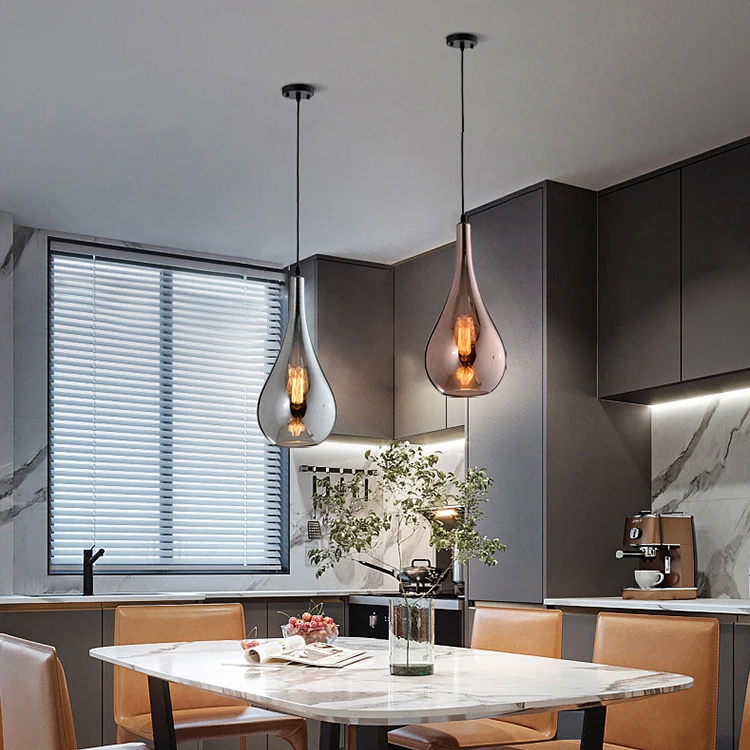 Конкурентоспособная цена художественный стиль гостиная домашний декор стеклянный Железный E27 40 Вт светодиодный подвесной светильник