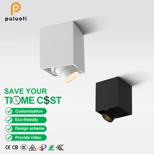 Modern Design Aluminum Cylinder Lamp IP20 Adjustable GU10 5W 8W 10W LED Spotlight New Style Surface Mounted Cylinder Lamp