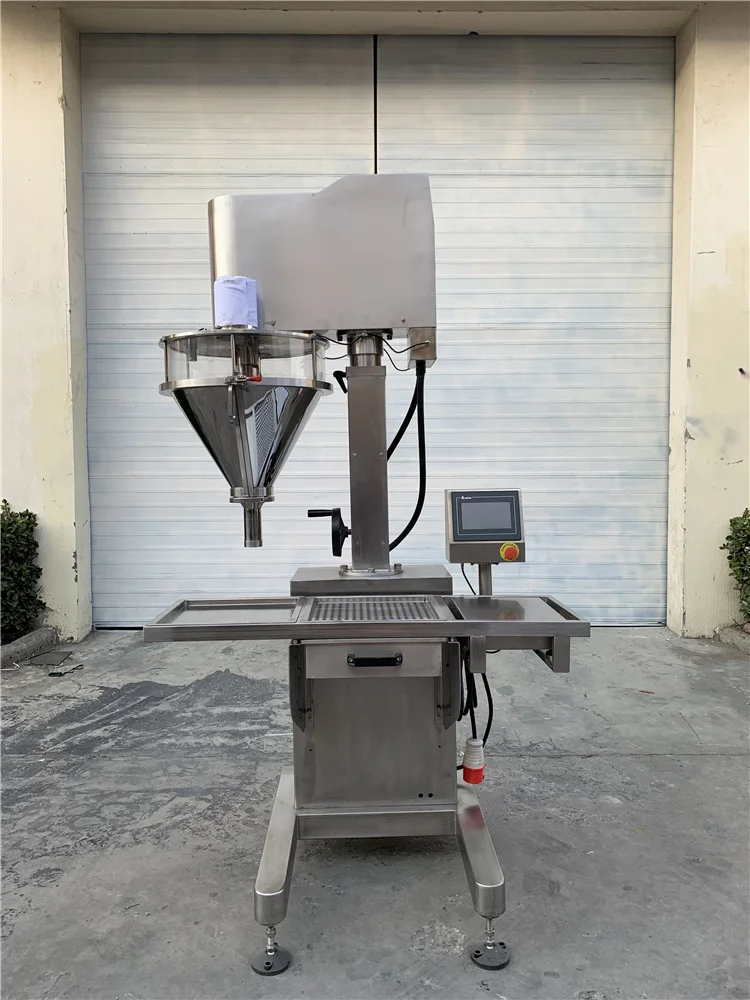 SS304 Price High Quality Semi Automatic Weighing Granule Auger Powder Filling Machine