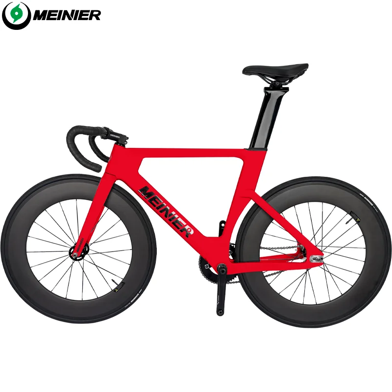 Carbon Fixed Gear 700C Racing Bicycle Single Speed Track Bike