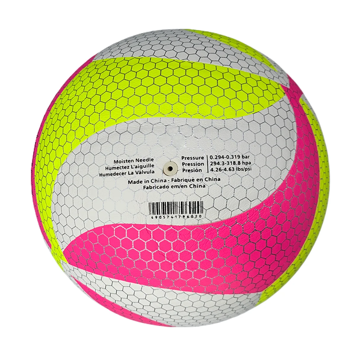 BYAOSUN Palla Da Pallavolo Morbidataglia 5 | Per Beach Volley, Interni Ed Esterni | Verde E Rosa | Ideale Per Principianti E Adolescenti - 5