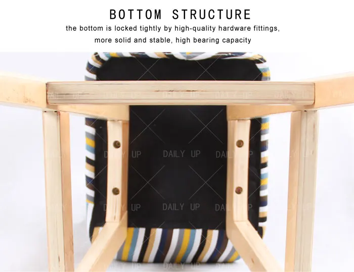 Wholesale High Bar Stool Nordic Wooden Chair With Footrest PU Leather And Fabric Square Stool For Kitchen Dining And Counter