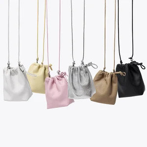 Manufacturer Custom Wholesale Ladies Commuting Fashion Genuine Leather Mini Sling Small Crossbody Cell Phone Bag for Women