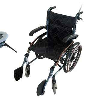 Rehabilitation Supplies Lightweight Wheel Chair Portable Folding Manual Wheelchair With Leg Folding