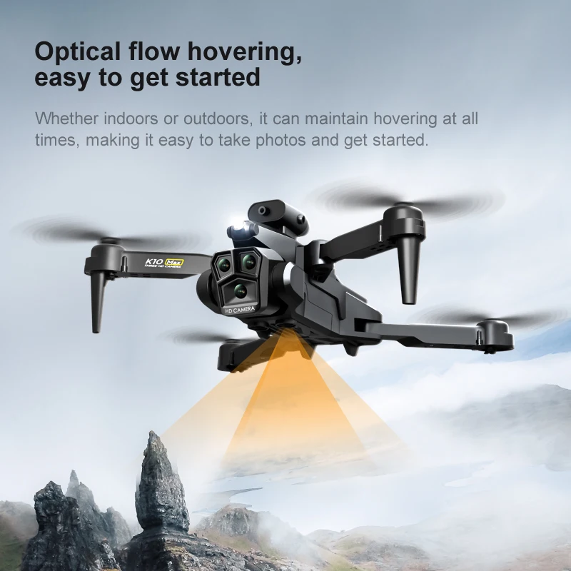 Best Price K10 Max Obstacle Avoidance Three Camera Drone Optical
