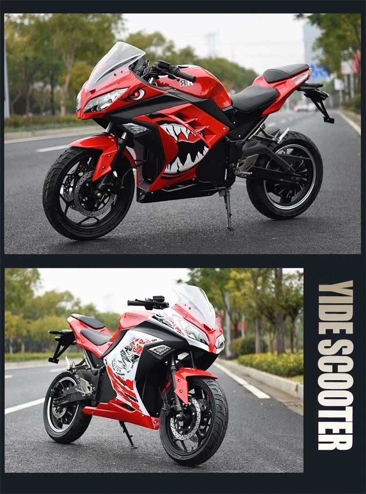 Cheap Powerful High Speed 5000w Rz Model Electrical Motorcycles For