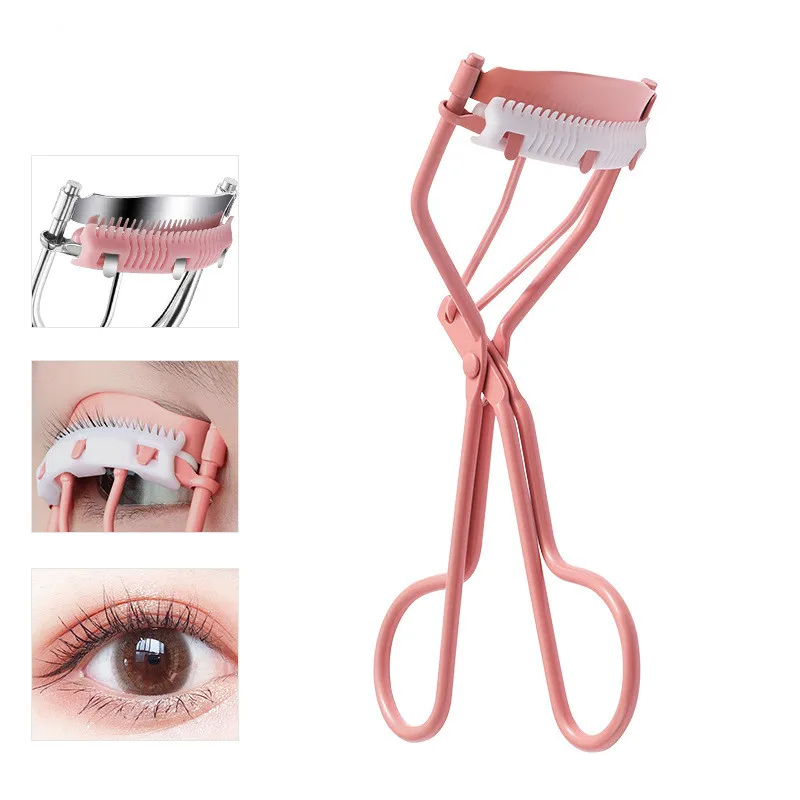 product factory price wholesale stainless steel black eyelash curler beauty makeup tool-1
