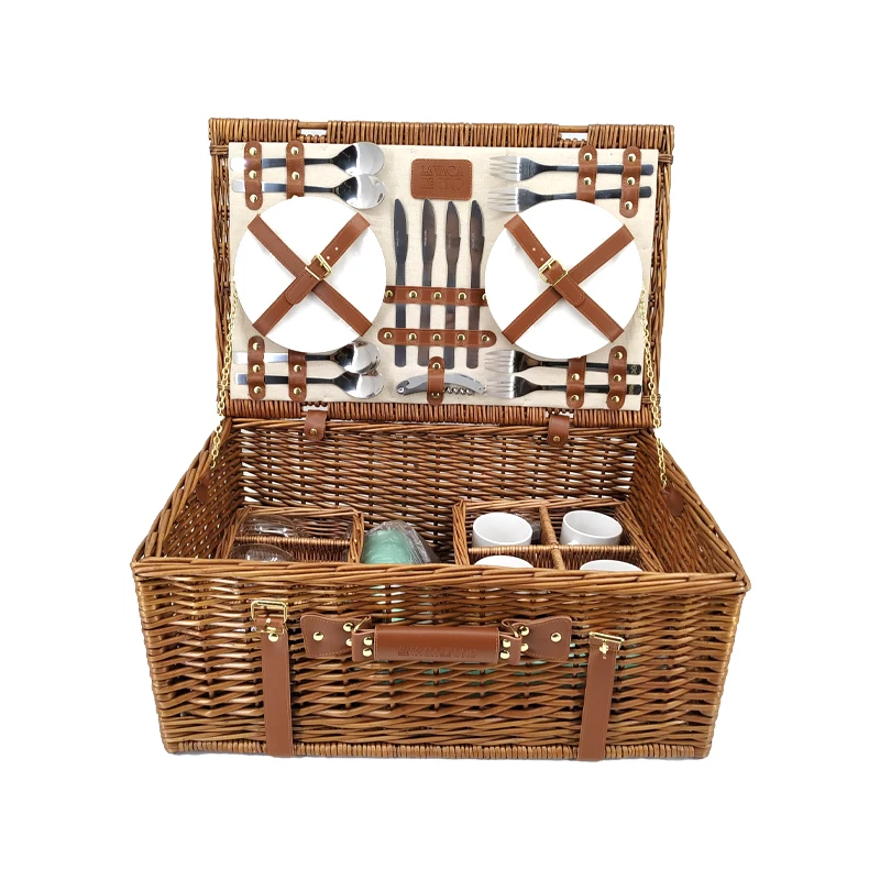 Wholesale High Quality Handmade Woven Multifunction Basket Insulated