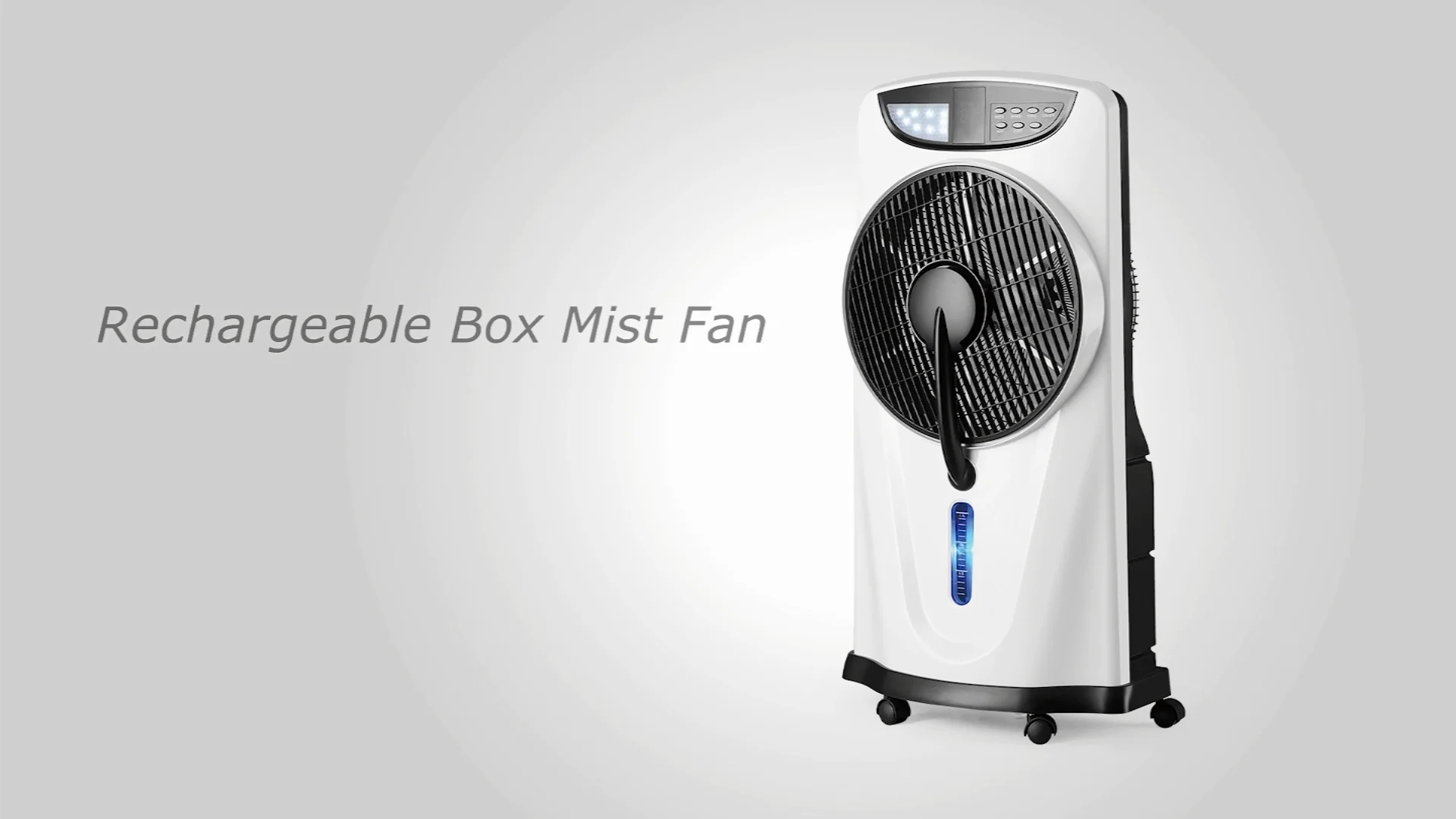 Changrong Removable Solai Rechargeable Fan 16 Inch Mist Fan With Water