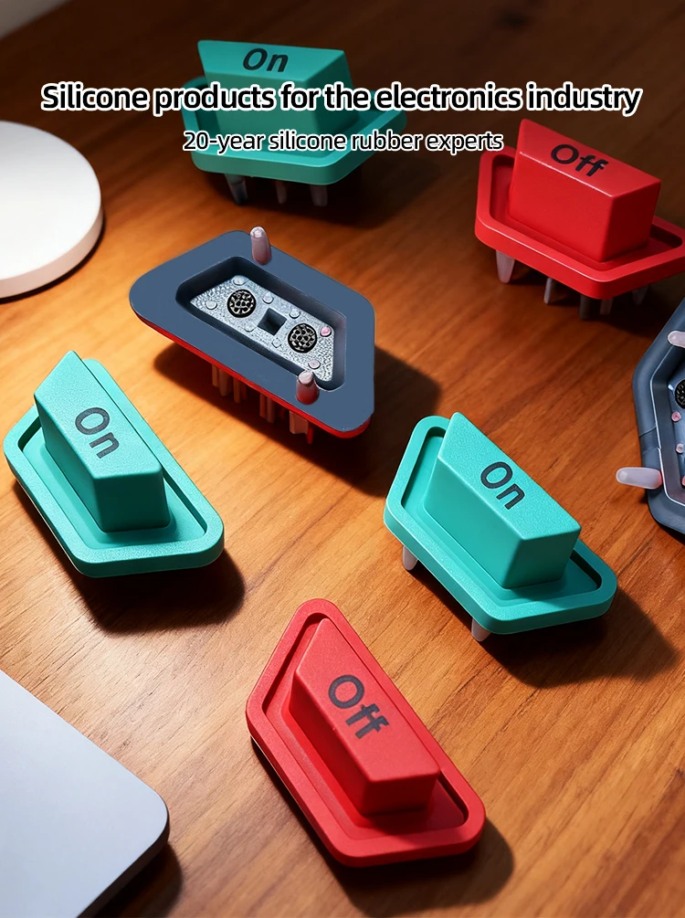 product premium custom silicone buttons precision engineered for wear resistant build vibrant color matching for electronics rubber-0