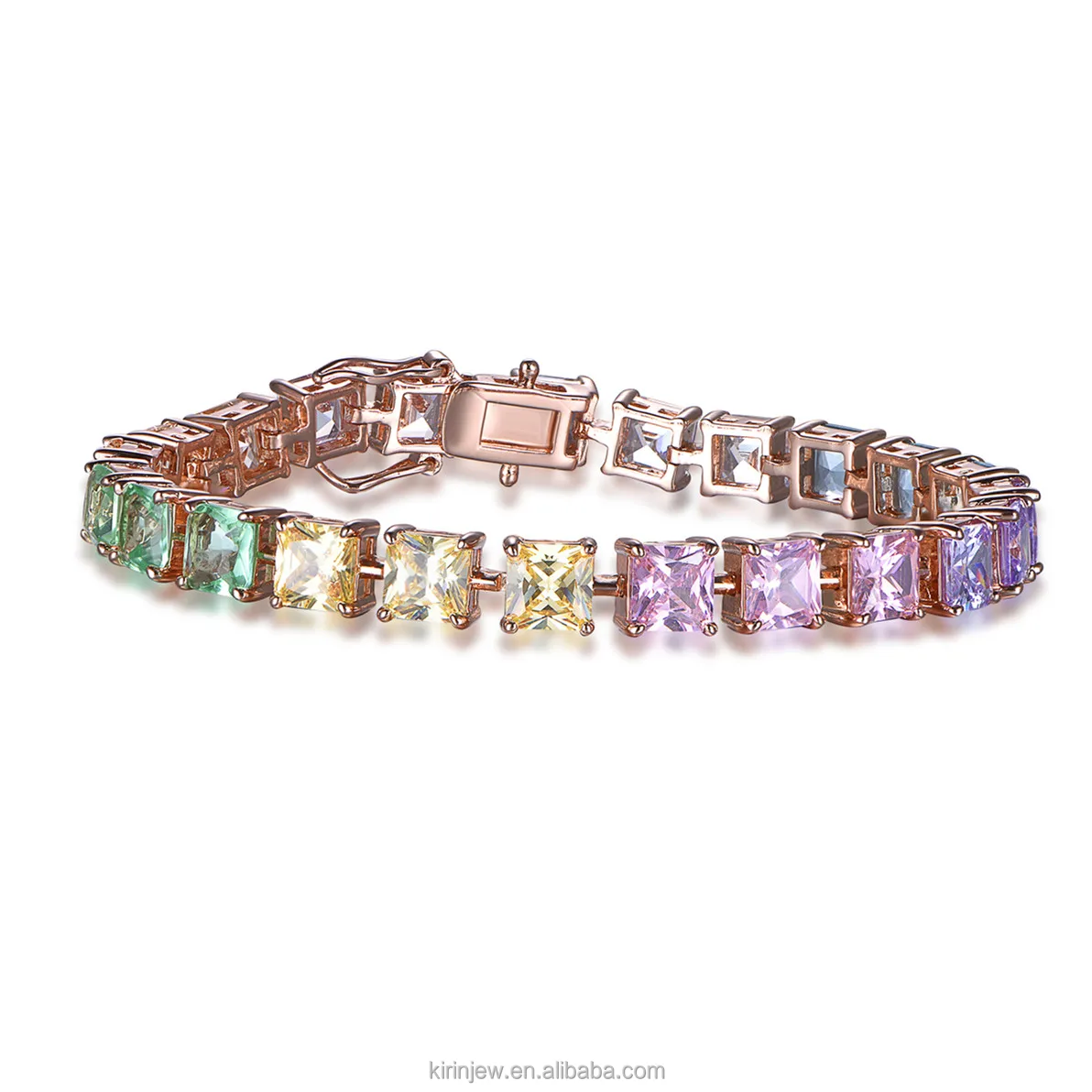 High Quality New Design Luxury Gemstone Adjustable Bracelet Colorful Stone Bracelet Gold Bracelet Women Jewelry