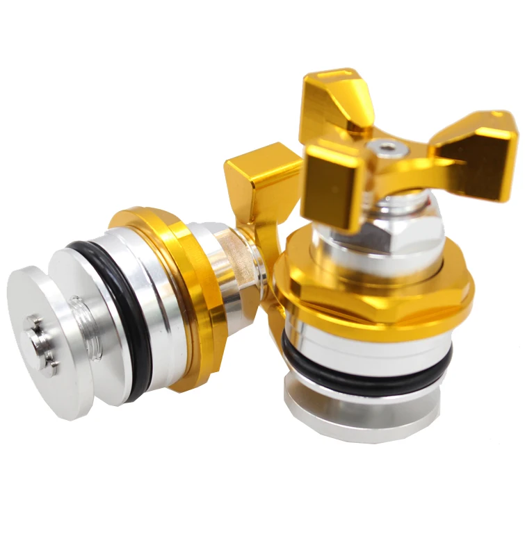 CNC Алюминиевый Регулируемый предварительно загружаемый вилка болт регулировщики мотоцикла амортизатор болты подвески