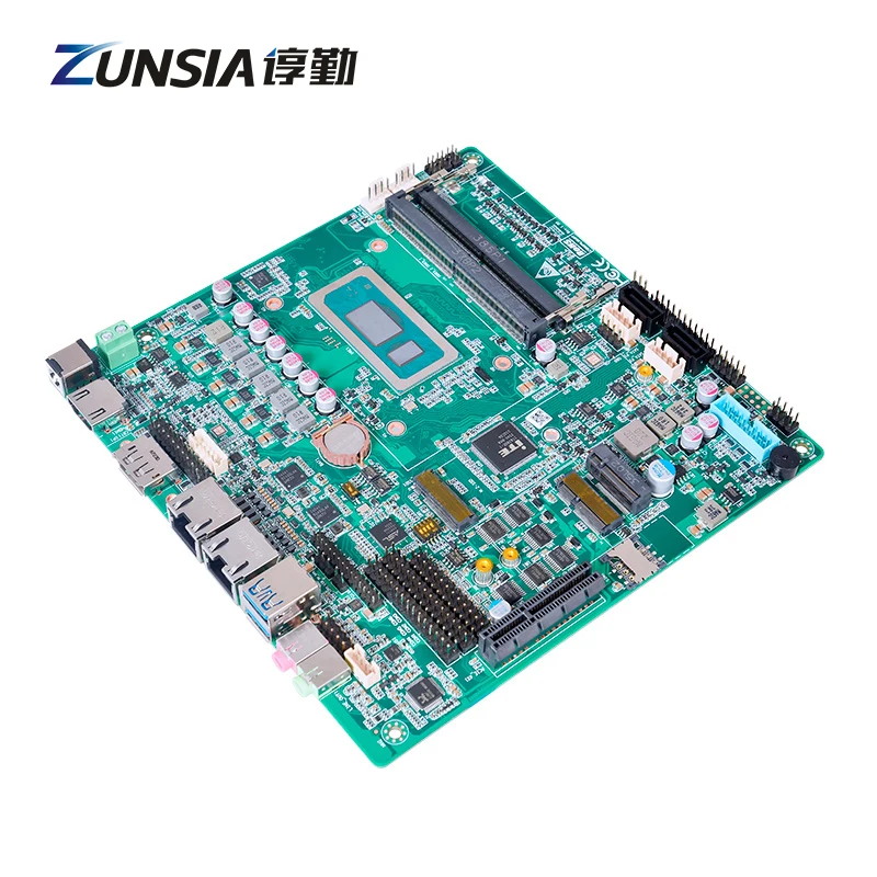 Zusia 12th Gen Core I5 I7 I5-12450H DDR5 2 LAN 6*Com VGA LVDS X86 Mini ITX Motherboard for Payment Self-Service Machines Kiosk