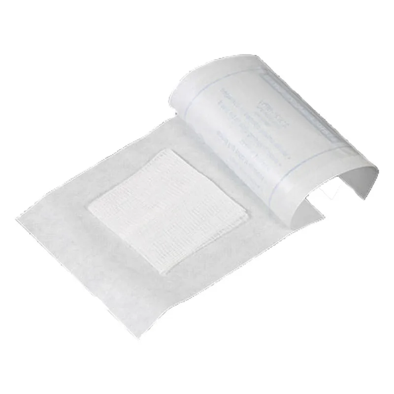 Wound packing. Марлевая накладка для РАН. Гигроскопическая марля. Non-Sterile gauze Swabs 10 x 10cm with folded Edge.