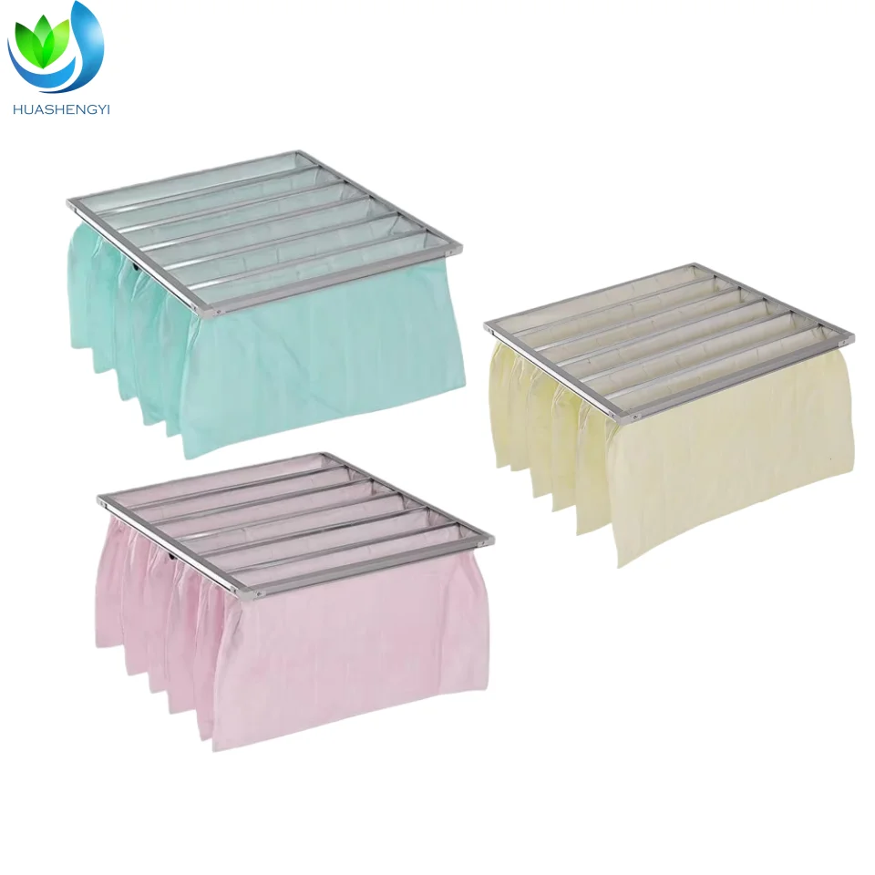 Factory Customized Medium-Effect Bag Filter Air Purifier Filter Element  F7 F8 Pocket Filter Industrial Air Filter for HVAC