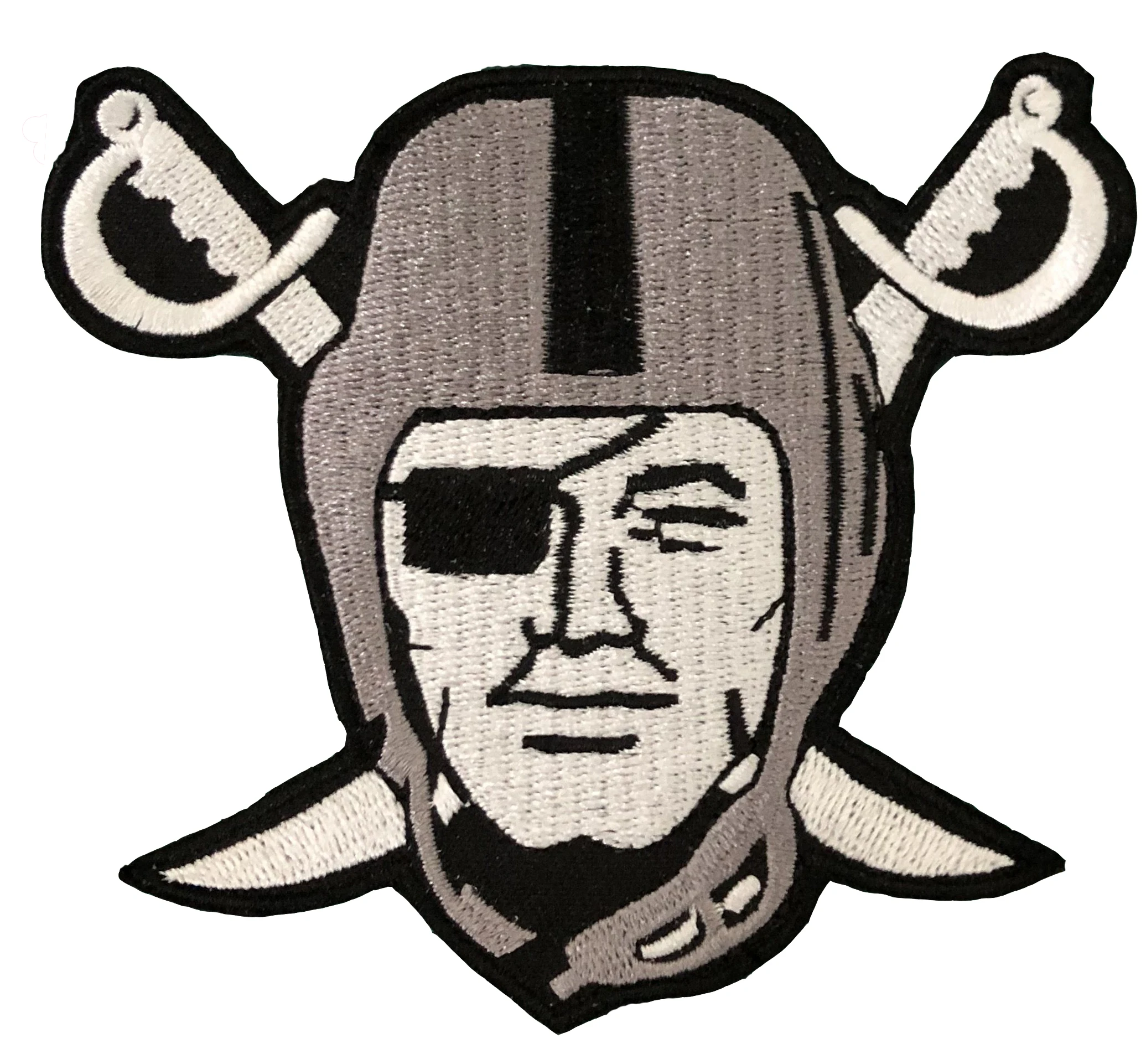 custom nfl oakland raiders logo shield