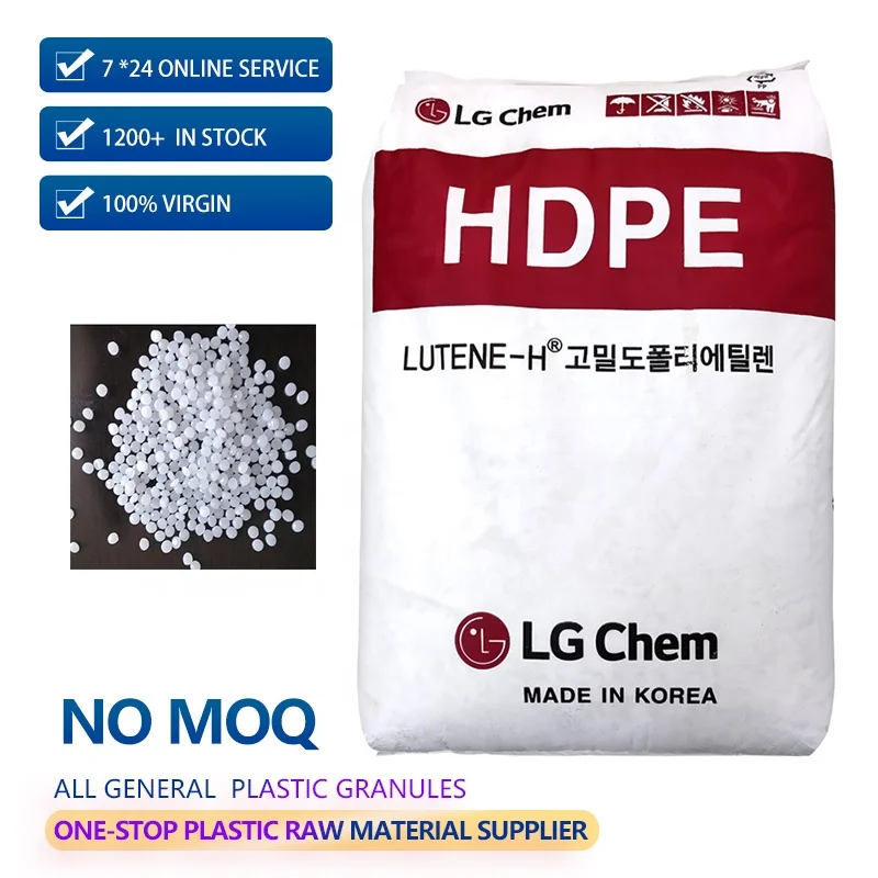 Wholesale High Density Polyethylene HDPE 8008H/6095 Virgin PE-HD Granules HDPE Plastic Raw Materials Injection Moulding Material