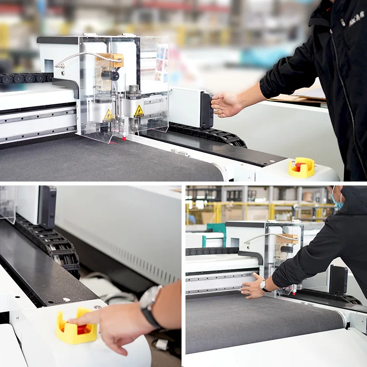 AOL cnc Rubber Gasket Automatic Eva Slipper Cutting Machine with ce certificate