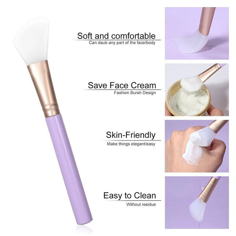 LMLTOP Cosméticos Silicona Cepillo para enmascarar Espátula OEM