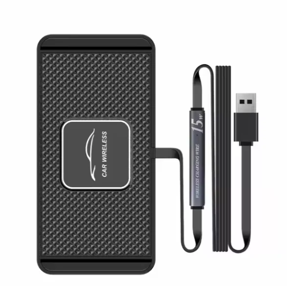 Wholesale Price Car Wireless Charger Pad 15w Non Slip Fast Charger