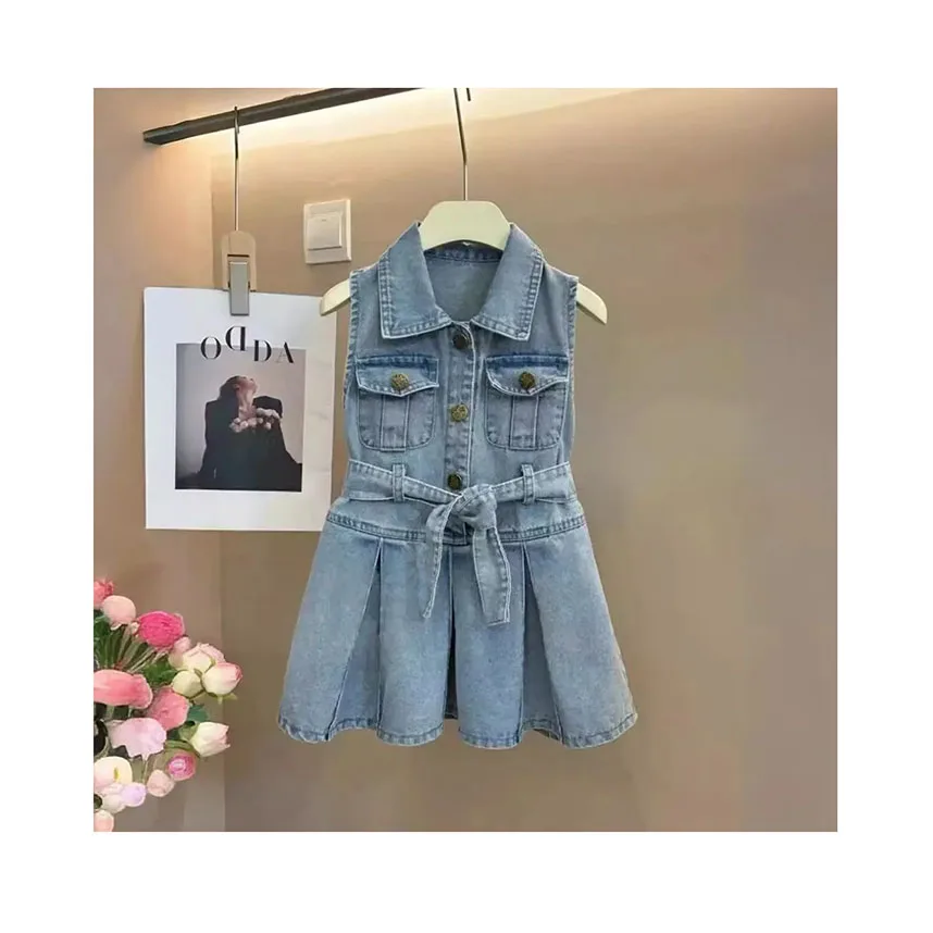 Robe Sans Manches En Jean Pour Fille - Marque Japna Kids - Taille 14 - Neuve Avec étiquettes
