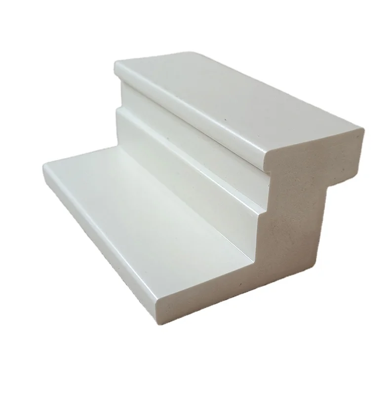 Z60 PVC Faux Wood Shutter Frame Vertical Pattern Plastic Components for Skylight Windows Plain Technique