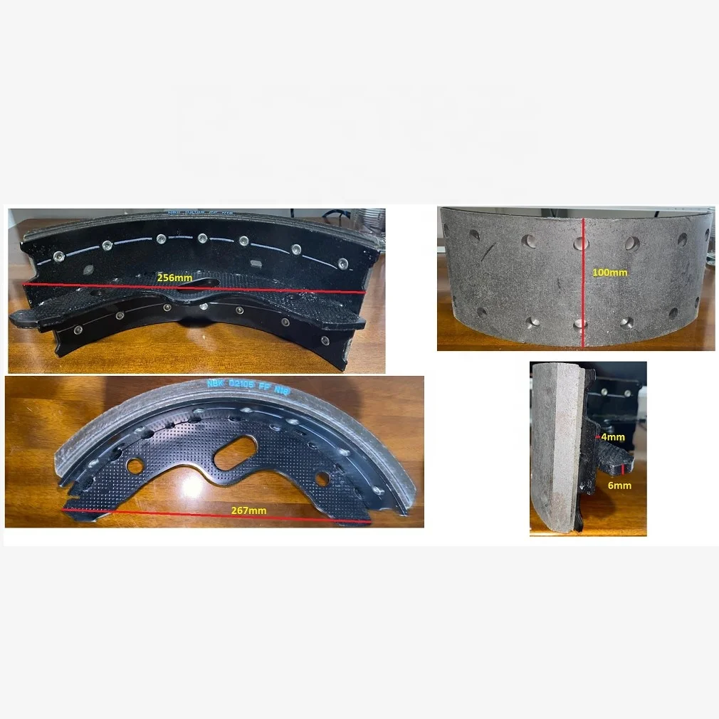 04477 Alibaba.com: Hino 04477-E0690 47420-EV040 Rear Brake Lining for FD FC J ...
