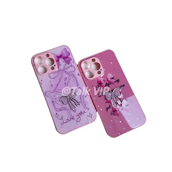 Popular With Female Users Bling Epoxy Phone Case For Iphone Huawei Xiaomi Samsung S20 S22 S23 S24
