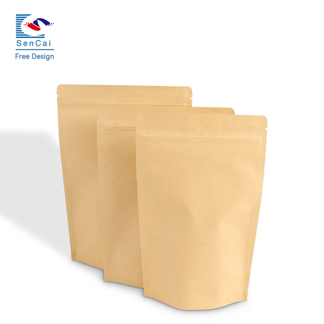 Wholesale  Food Packaging Greaseproof  Paper Bags Food Grade High-quality Kraft  paper with Your Own Design details