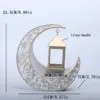 Lampada a sospensione a forma di mezzaluna - 1