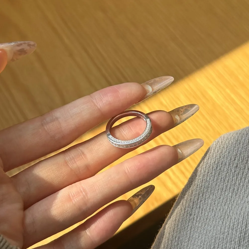 KAKODIY fashion engagement new wedding 925 sterling silver French luxury concave ring detail 1