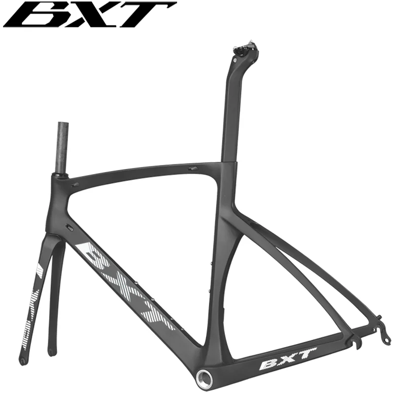 BXT New Carbon Bike Frame Ultralight Carbon Road Frame Rim Brake Full  Carbon Road Frame Di2 Bicycle Frameset Fork Seatpost