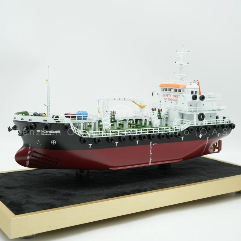 【L】O.A.S Handmade Ship Model Customized 40cm Oil Ship Model Factory Model for Souvenirs & Gifts