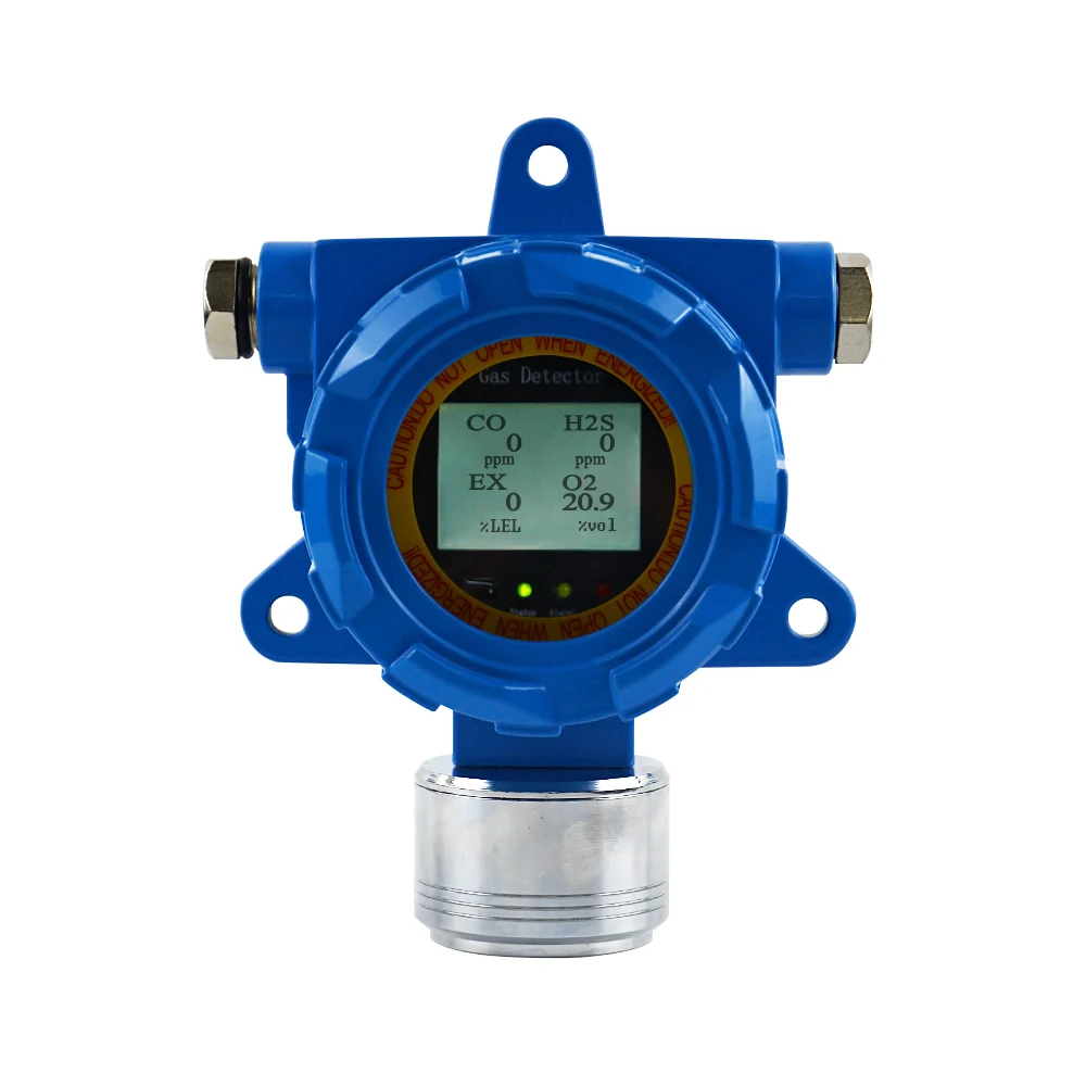 Atex Explosion Proof Fixed Multi Gas Detector Co2 H2s Sensor RS485 Modbus Output