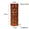 04 Statue Maori marron
