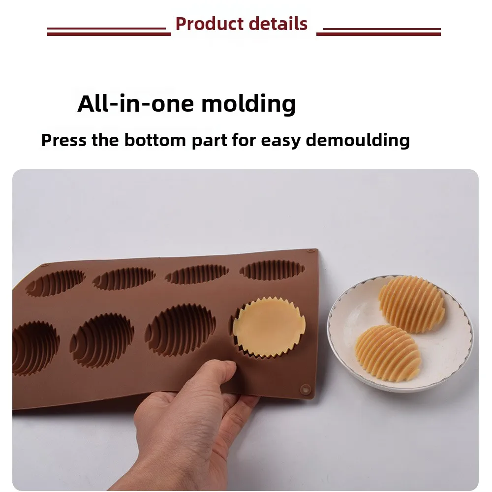Mafengwo Egg Shaped Silicone Mold for Mousse Chocolate Pudding Jelly Baking DIY Cake Tools supplier