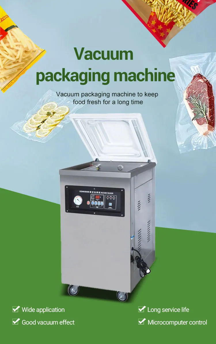 Empacadoras Al Vacio De Carnes Industry Dz500 Single Chamber Vacuum