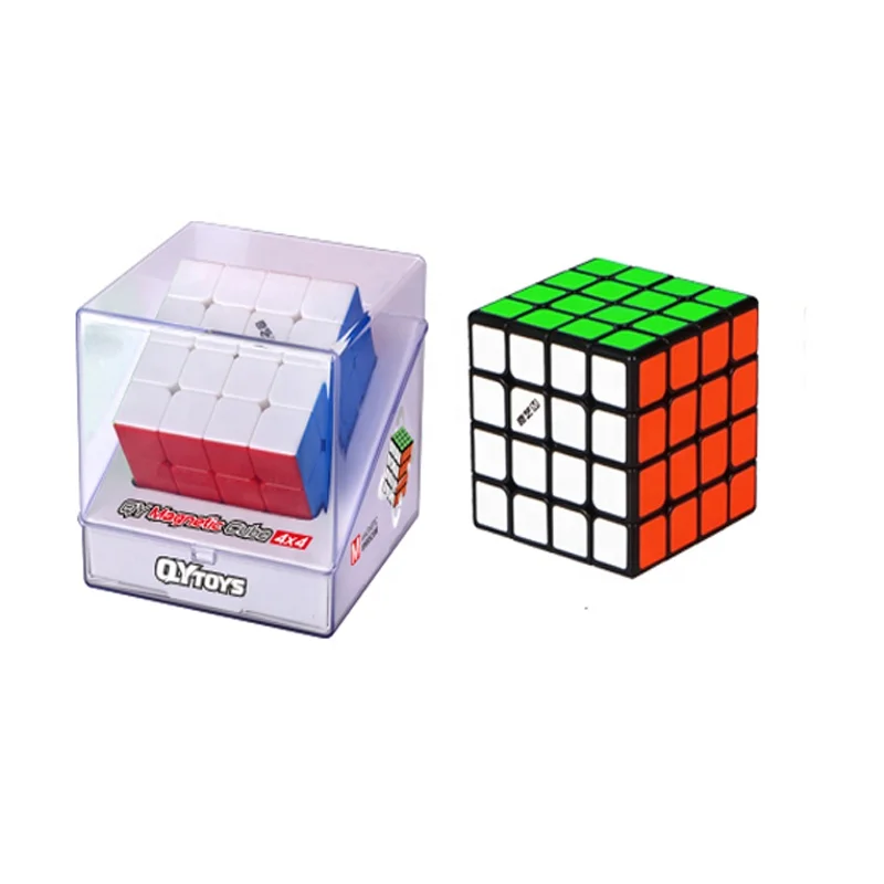 New Design QIYI MS 2x2 3x3 4x4 5x5 Pyraminx Stickerless Magnetic Speed Magic Puzzle Cube