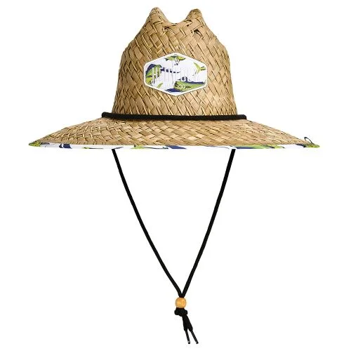 Hui Fan Lifeguard Straw Hat American Popular Style Wholesale Custom