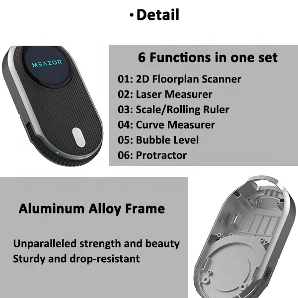 Лазерные дальномеры MEAZOR 80ft измерительные инструменты на 360 градусов электронный уровень с USB цифровой 3d 6 в 1 компактный лазерный