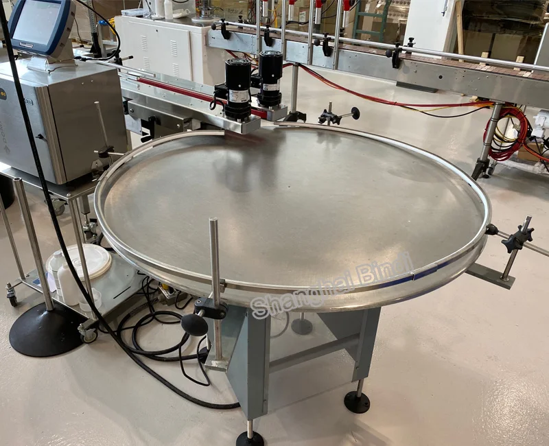 Transfer Conveyor Auto Rotating Collection Table for Sale