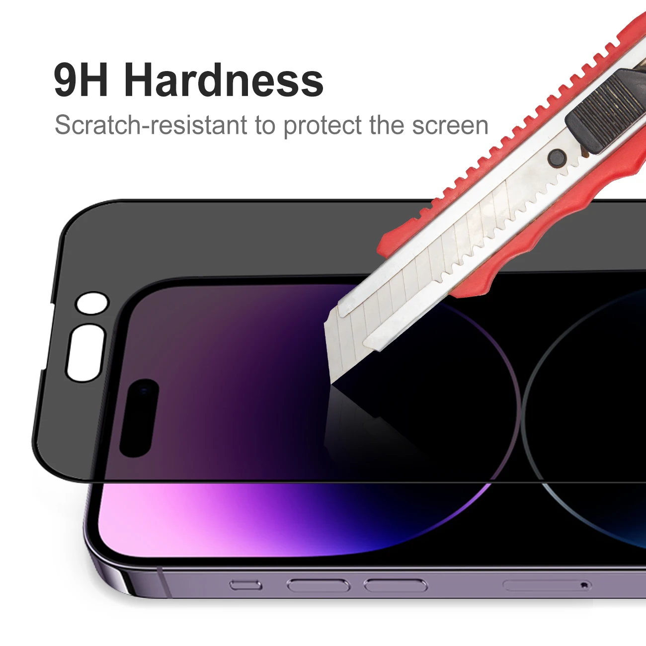 Заводская оптовая продажа для iPhone 14 pro Max 13 12 9H 2.5D антишпионская защита экрана из закаленного