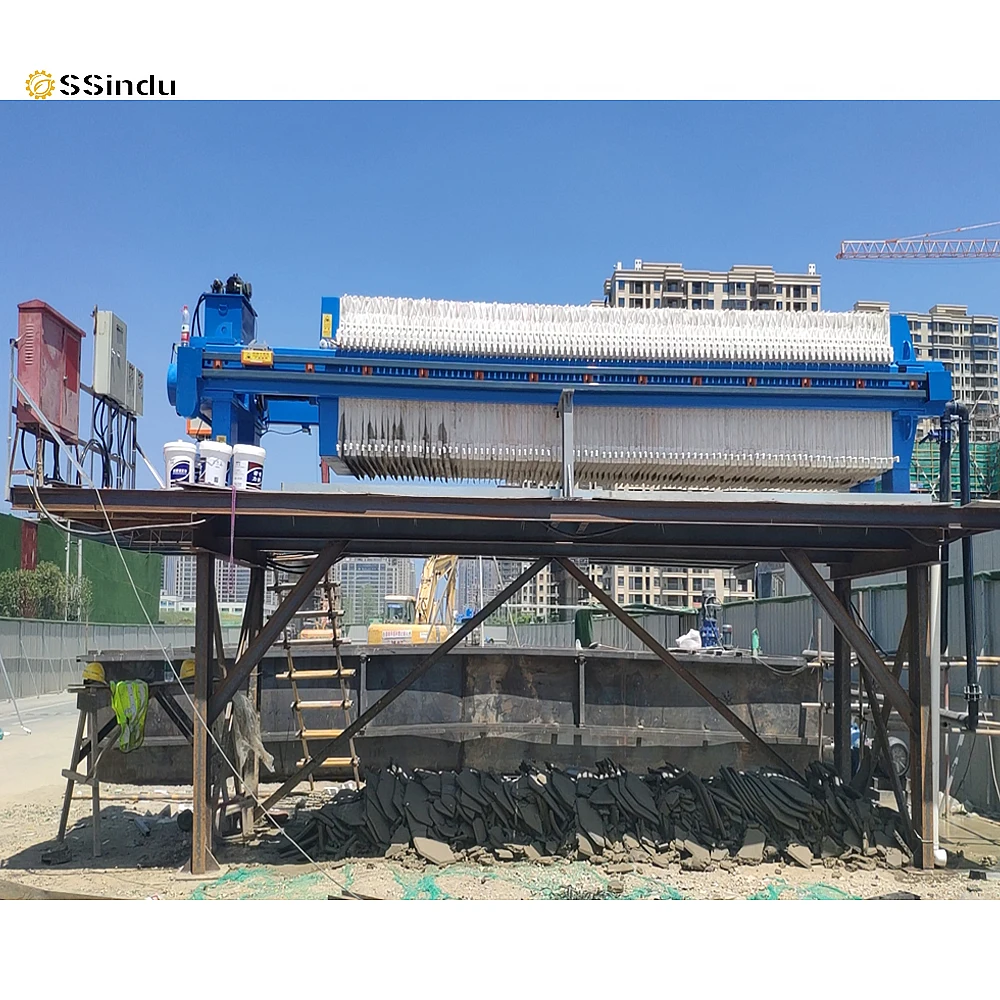 Skidmounted Filter Press/truckmounted Piling Dredging Mud Filter